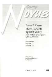 3 Sonnets against Vanity : für gem Chor - Franz Kaern