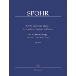 6 deutsche Lieder op.103 : -Louis Spohr