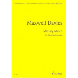Military march : for chamber ensemble - Sir Peter Maxwell Davies