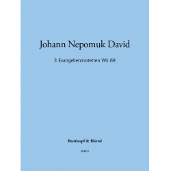 3 Evangelienmotetten op.69 : für - Johann Nepomuk David