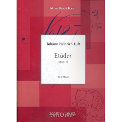 Etüden op.11 : für 2 Oboen - Julius Heinrich Luft