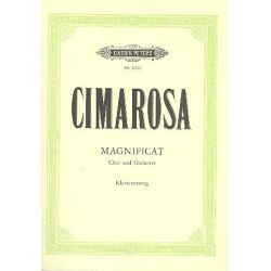 Magnificat : Klavierauszug -Domenico Cimarosa