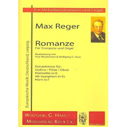 Romanze : für Melodieinstrument - Max Reger