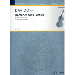 Romance sans paroles : für Violoncello -Charles Davidoff