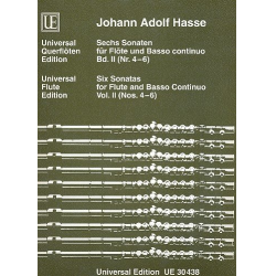 6 Sonaten op.2 Band 2 (Nr.4-6) : - Johann Adolf Hasse