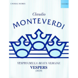 Vespro della Beata Vergine : for soli, mixed chorus - Claudio Monteverdi
