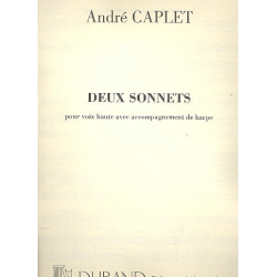 2 sonnets : pour voix haute avec - André Caplet