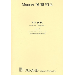 Pie Jesu : pour soprano ou - Maurice Duruflé