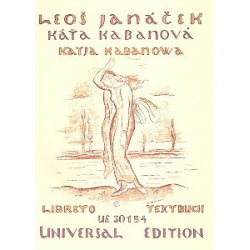 Katja Kabanová : Libretto (dt/tschech) -Leos Janacek
