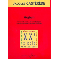 Western : für Horn in F und - Jacques Castérède