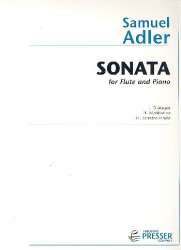 Sonata : for flute and piano - Samuel Adler