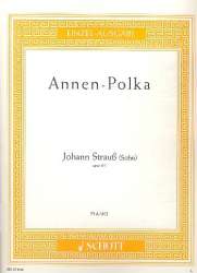 Annen-Polka op.117 : für Klavier (1852) -Johann Strauß / Strauss (Sohn)