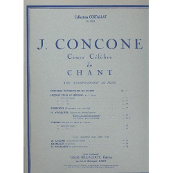 15 Vocalises op.12 : pour soprano - Giuseppe Concone