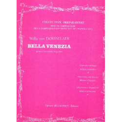 Bella Venezia : pour clarinette - Willy van Dorsselaer