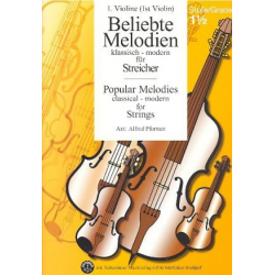 Beliebte Melodien Band 2 - 1. Violine -Diverse / Arr.Alfred Pfortner