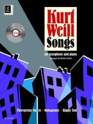Songs (+CD) : for saxophone and piano -Kurt Weill