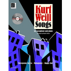 Songs (+CD) : for saxophone and piano -Kurt Weill
