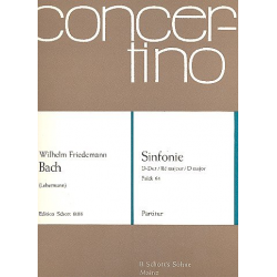 Sinfonie D-Dur Falck 64 : - Wilhelm Friedemann Bach