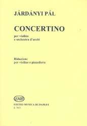 Concertino for violin and string orchestra : - Pal Jardanyi
