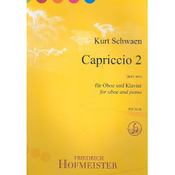 Capriccio Nr.2 KSV663 : für Oboe und Klavier - Kurt Schwaen