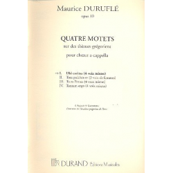 Ubi caritas op.10,1 : für - Maurice Duruflé