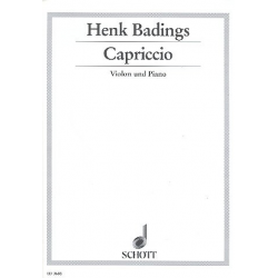 Capriccio : für Violine und Klavier -Henk Badings