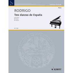 3 danzas de espana : para piano - Joaquin Rodrigo