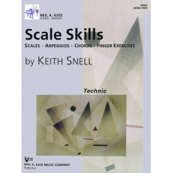 Piano Repertiore Technic: Scale Skills - Level 5 -Keith Snell
