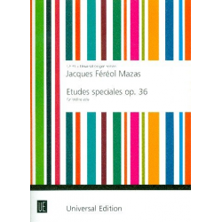 Etudes speciales op.36,1 : - Jacques Mazas
