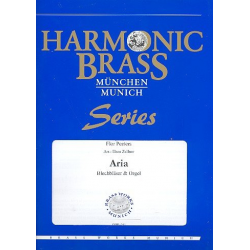 Aria : für 2 Trompeten, Horn, - Flor Peeters