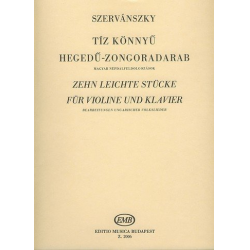 10 leichte Stücke für Violine und Klavier - Endre Szervánsky
