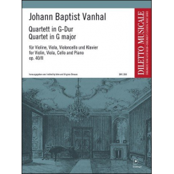 Klavierquartett Nr. 2 in G-Dur op. 40/2 - Johann Baptist Vanhal