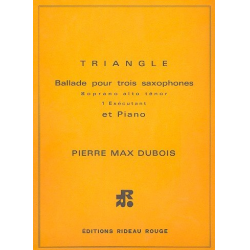 Triangle : pour 3 saxophones (SAT) - Pierre Max Dubois