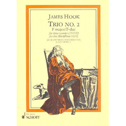 Trio in F Nr.2 : für 3 Blockflöten (AAT) - James Hook