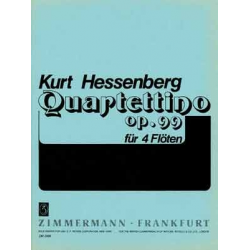 Quartettino op.99 : für 4 Flöten - Kurt Hessenberg
