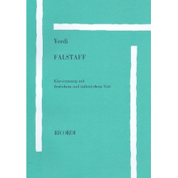 Falstaff : Klavierauszug - Giuseppe Verdi