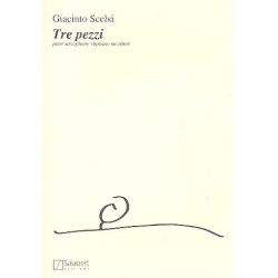 3 pezzi : pour saxophone soprano - Giacinto Scelsi