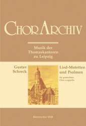 Lied-Motetten und Psalmen für gemischten Chor a cappella - Gustav Schreck