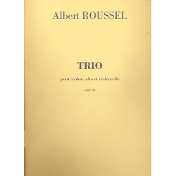 Trio op.58 : pour violon, alto - Albert Roussel