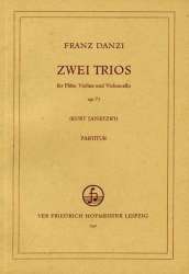 2 Trios op.71 : für Flöte, Violine und - Franz Danzi