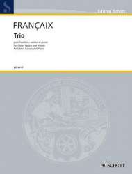 Trio : für Oboe, Fagott und Klavier - Jean Francaix