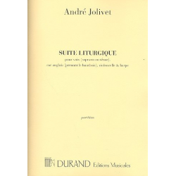 Suite liturgique : pour voix tenor -André Jolivet