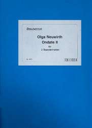 Ondate II : für 2 Bass-Klarinetten - Olga Neuwirth