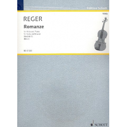 Romanze G-Dur : für Viola und Klavier - Max Reger / Arr. Wolfgang Birtel