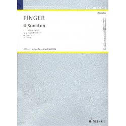 4 Sonaten aus op.2 : - Gottfried Finger