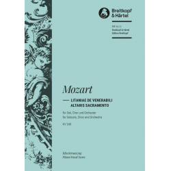 Litaniae de venerabili altaris - Wolfgang Amadeus Mozart / Arr. Ulrich Haverkampf