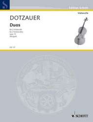 Duos op.15 für 2 Violoncelli - Justus Johann Friedrich Dotzauer / Arr. Bernhard Weigart