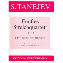 Streichquartett Nr:5 op.13 - Sergej Tanejew
