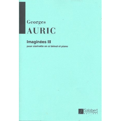 Imaginées 3 : für Klarinette - Georges Auric