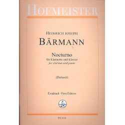 Nocturno für Klarinette und Klavier - Heinrich Joseph Baermann